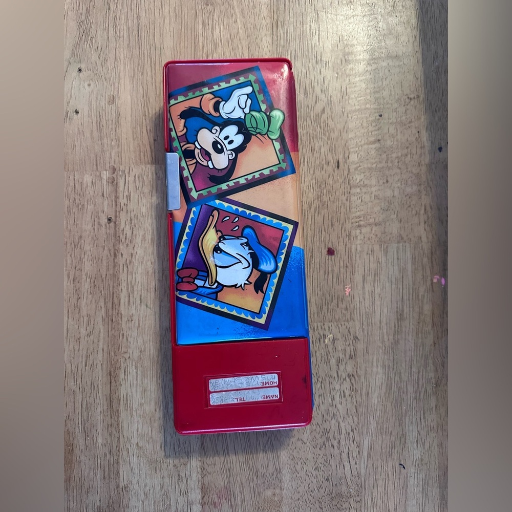 Vintage 1995 Disney Mickey and Friends Pencil Case - Picture 4 of 8